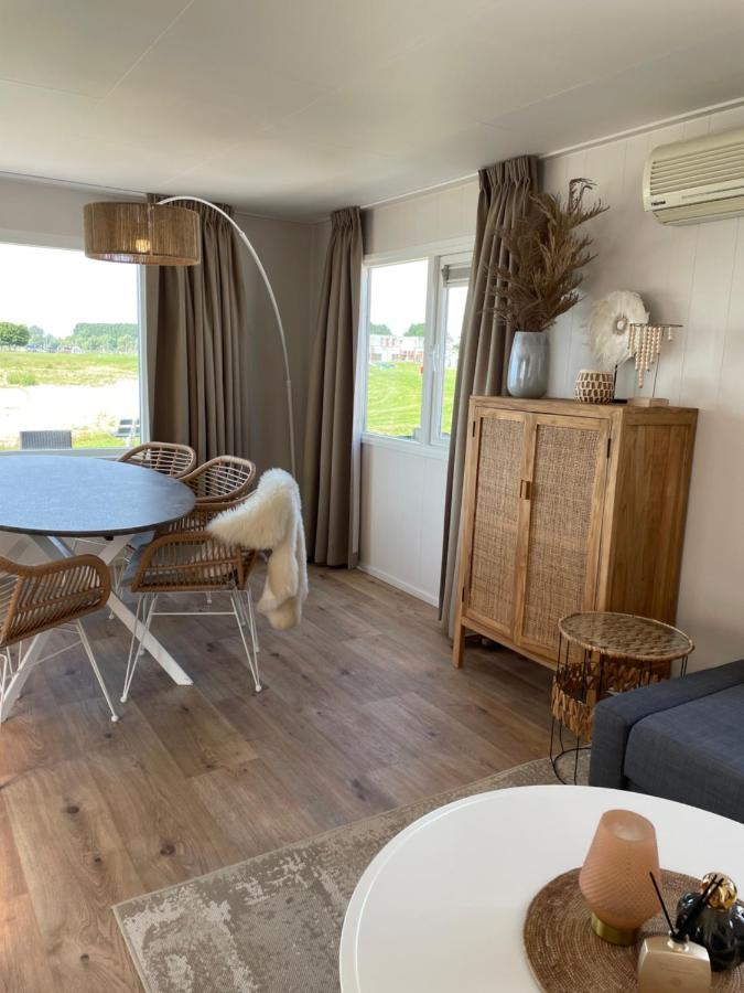 Luxe Chalet Direct Aan Het Water Met Strand Lith Luaran gambar
